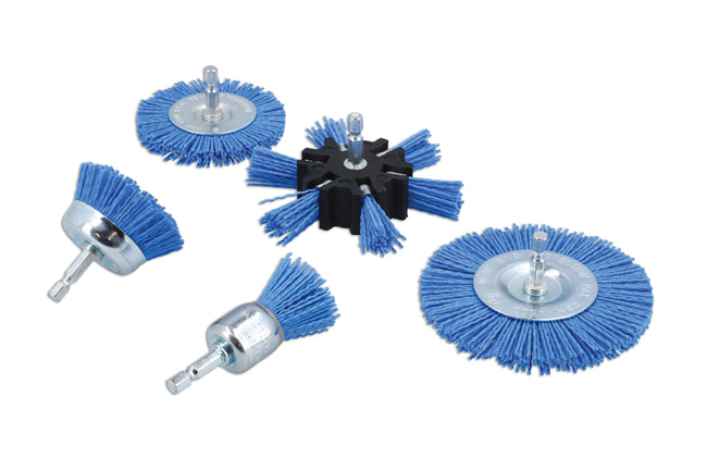 Laser Tools 8133 Nylon Abrasive Filament Brush Set