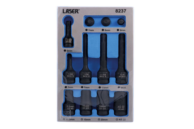 Laser Tools 8237 German Vehicle Brake Caliper Set 12pc