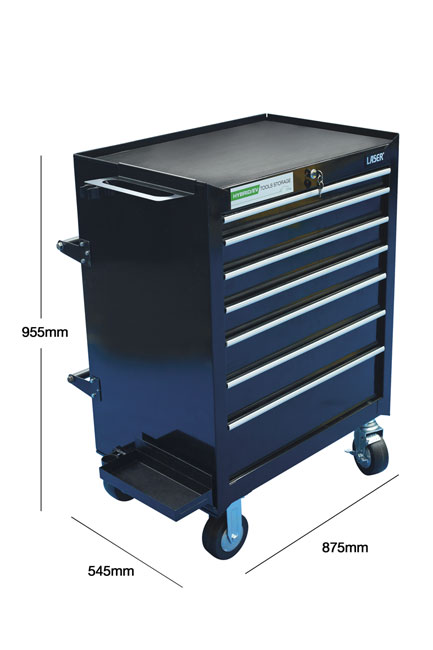 Laser Tools 8248 Hybrid/EV Roller Cabinet 7 Drawer with Brackets