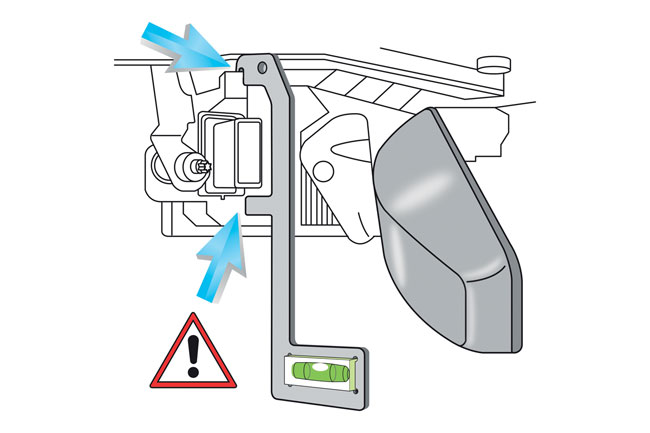 Laser Tools 8257 ADAS Park Assist Camera Positioner - for Volvo