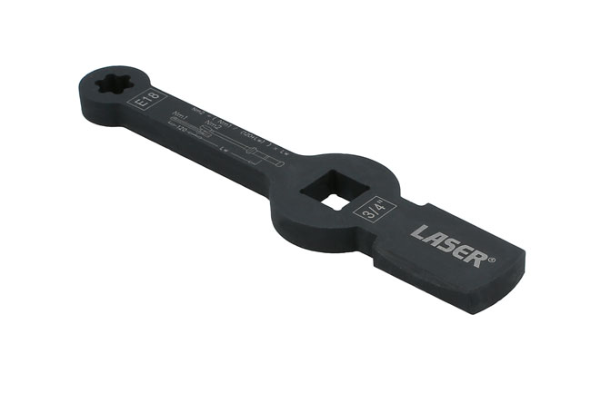 Laser Tools 8341 Brake Caliper Wrench E18 - HGV