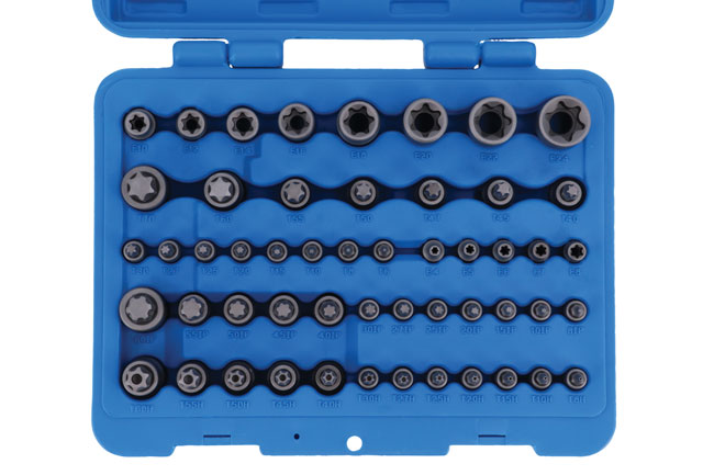 Laser Tools 8349 Master Torx Socket Set 52pc