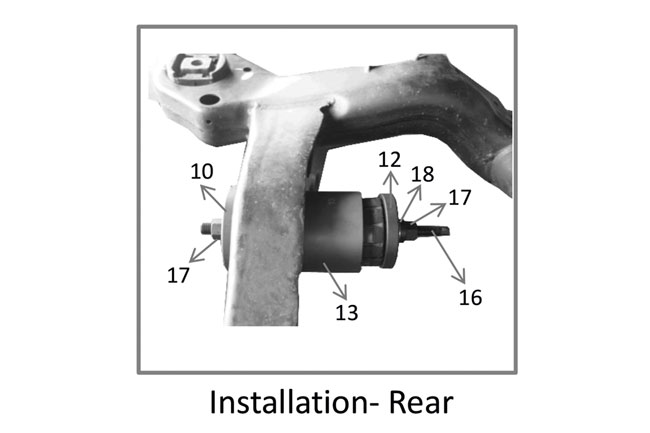 Laser Tools 8406 Differential Bush Removal & Installation Tool Kit - for BMW