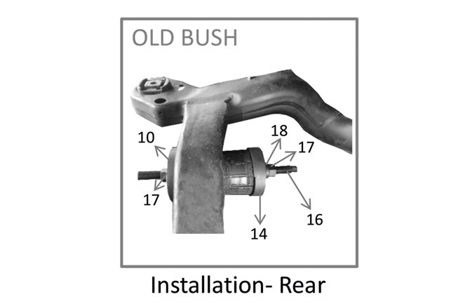 Laser Tools 8406 Differential Bush Removal & Installation Tool Kit - for BMW