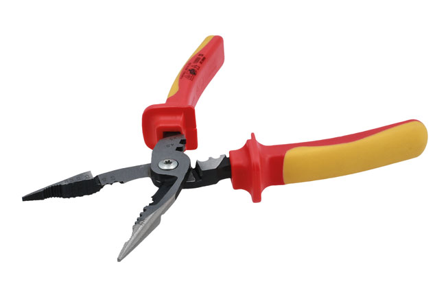 Laser Tools 8423 Insulated Long Nose Multifunctional Pliers 225mm