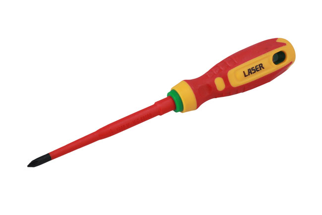 Laser Tools 8447 Phillips Insulated Screwdriver Ph1 x 100mm