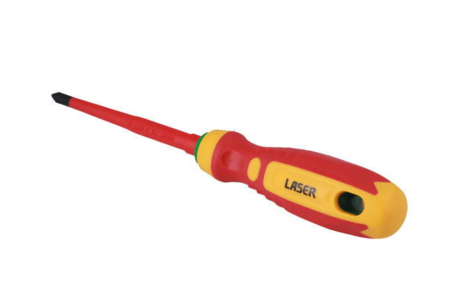 Laser Tools 8448 Phillips Insulated Screwdriver Ph2 x 100mm