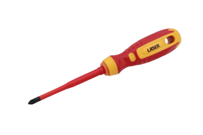 Laser Tools 8466 PzDrive Insulated Screwdriver Pz2 x 100mm