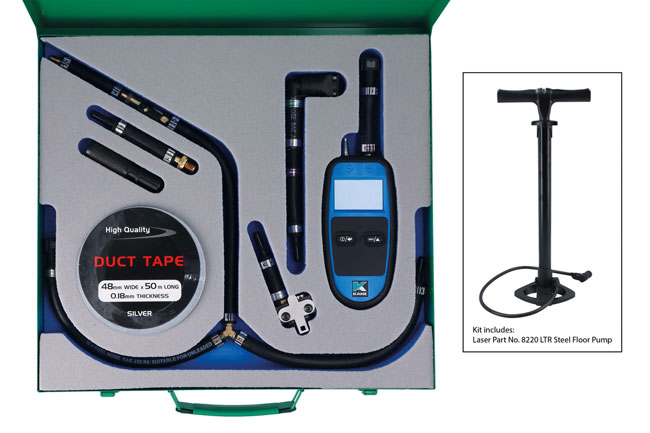 Laser Tools 8467 EV Battery Integrity Pressure Test Kit - for Hyundai, Jaguar, Kia & Nissan