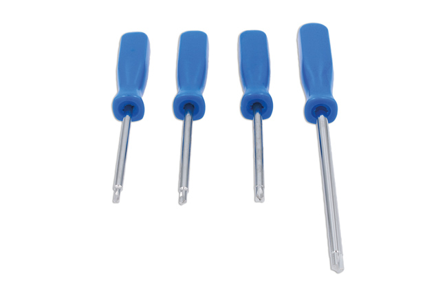 Laser Tools 8477 Clutch Head Screwdriver Set 4pc