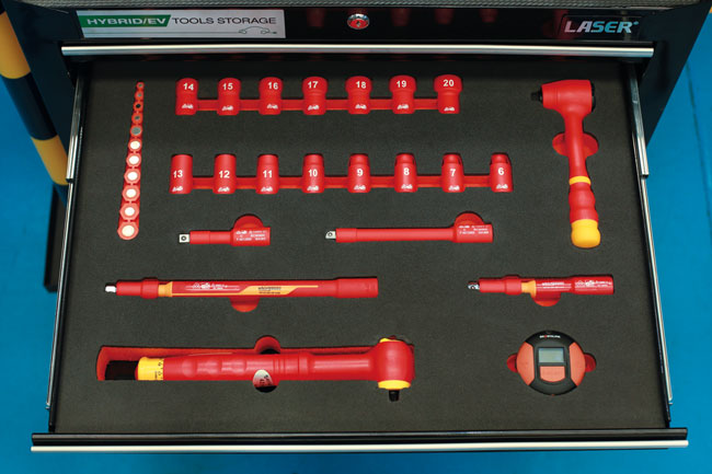 Laser Tools 8484 Insulated Socket Set in Foam Inlay