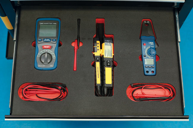 Laser Tools 8489 Insulated Test Instruments in Foam Inlay