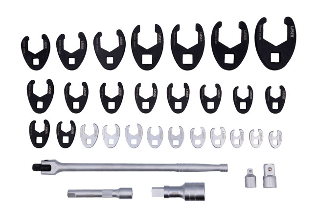 Laser Tools 8516 Crows Foot Wrench Set 32pc