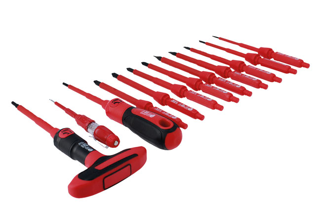 Laser Tools 8527 Insulated Interchangeable Screwdriver Set 16pc