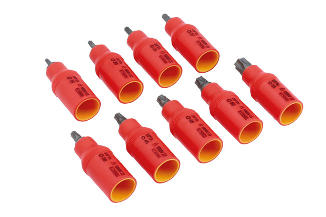 Laser Tools 8545 Insulated Star Bit Socket Set 3/8"D 9pc