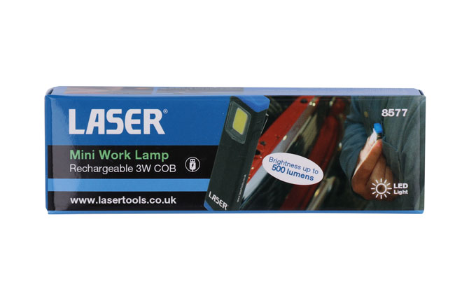 Laser Tools 8577 Mini Work Lamp – 3W COB