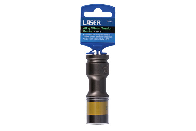 Laser Tools 8595 Alloy Wheel Torsion Socket 19mm