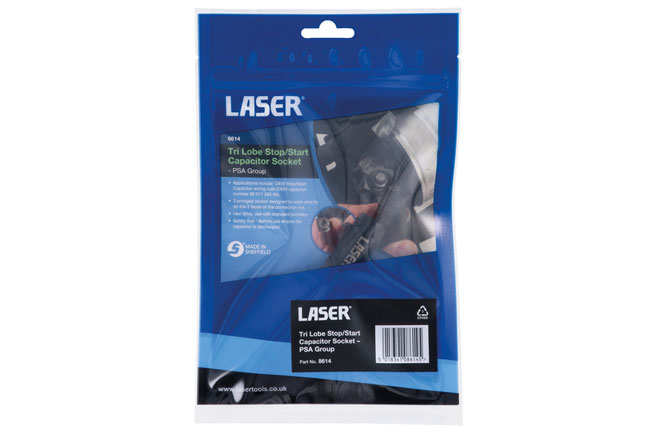 Laser Tools 8614 Tri Lobe Stop/Start Capacitor Socket – PSA Group