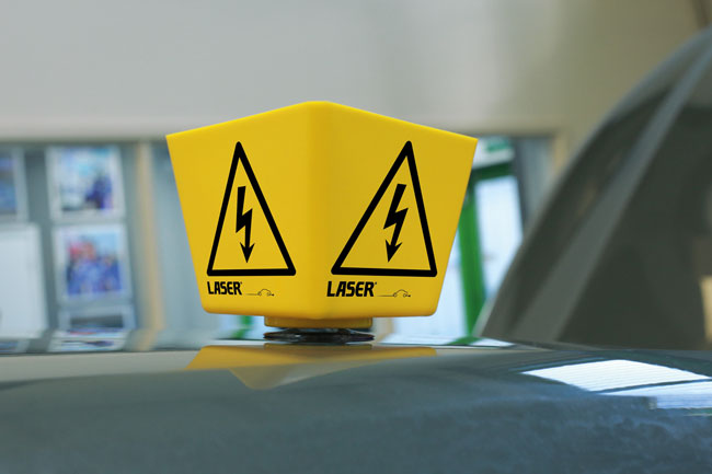 Laser Tools 8661 Hybrid /EV Warning Sign 2pc Set