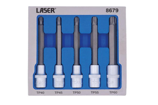 Laser Tools 8679 Long Series Torx Plus® Socket Bit Set 1/2 "D 5pc