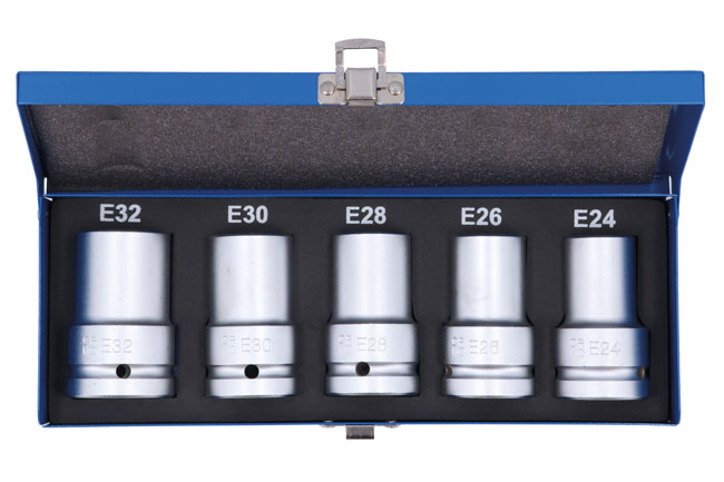 Laser Tools 8705 Impact Star Socket Set 3/4"D 5pc