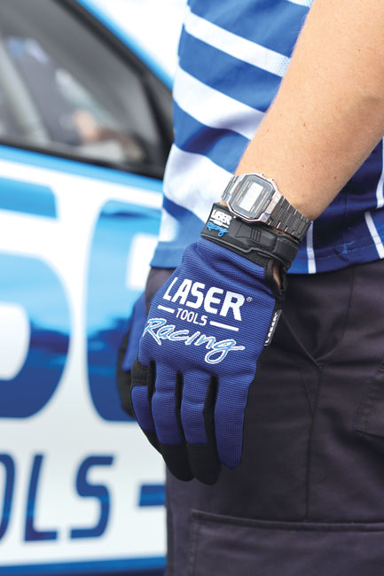 Laser Tools 8708 Laser Tools Racing Mechanics Gloves - Large