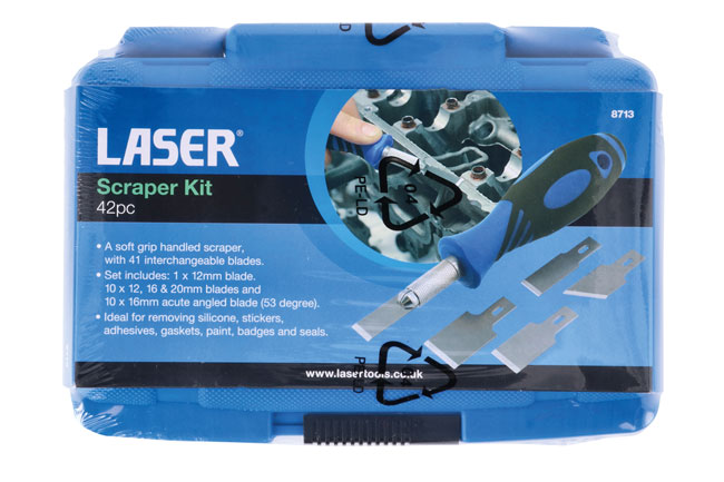 Laser Tools 8713 Scraper Kit 42pc