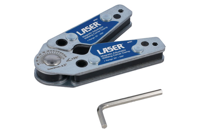 Laser Tools 8751 Magnetic Adjustable Welding Corner Clamp