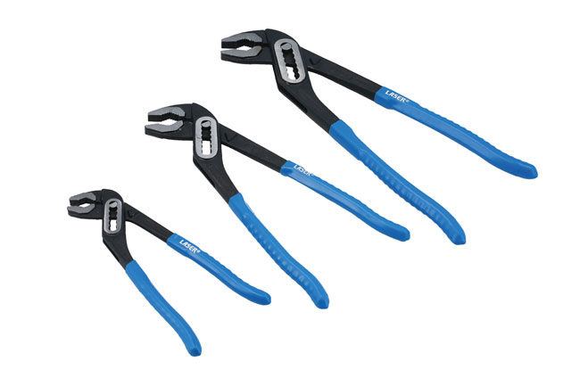 Laser Tools 8756 Water Pump Plier Set 3pc