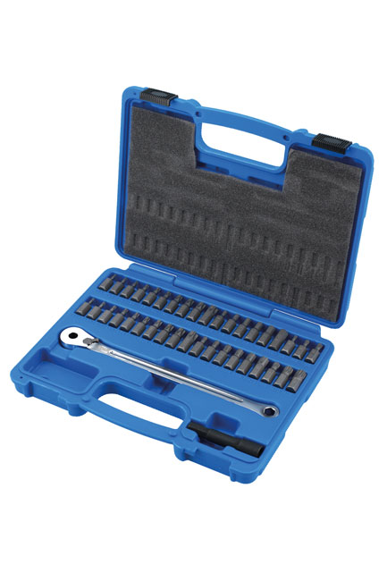 Laser Tools 8770 Low Profile Ratchet & Bit Set 40pc