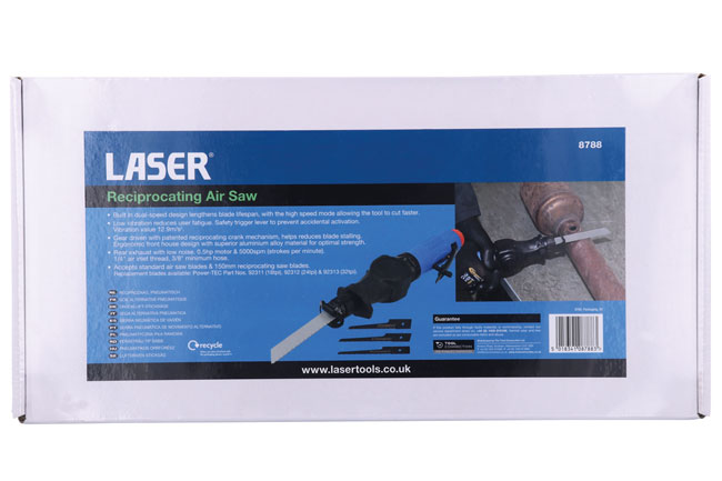 Laser Tools 8788 Reciprocating Air Saw