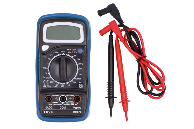 Laser Tools 8801 Digital Multimeter CAT III - 600V