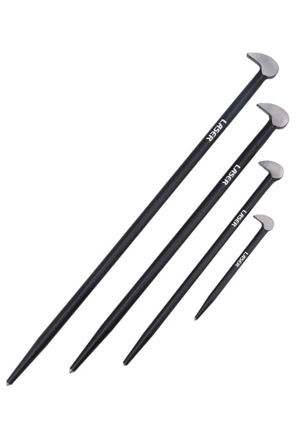 Laser Tools 8856 Heel & Toe Pry Bar Set 4pc