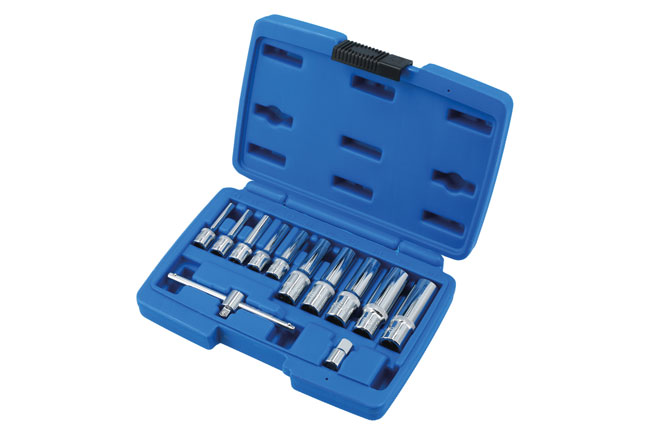 Laser Tools 8867 Deep E-Socket Set 1/4" & 3/8"D 12pc