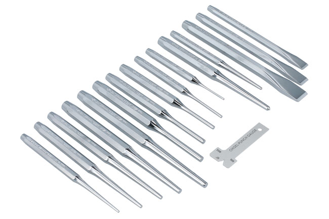 Laser Tools 8869 Punch & Chisel Set 16pc