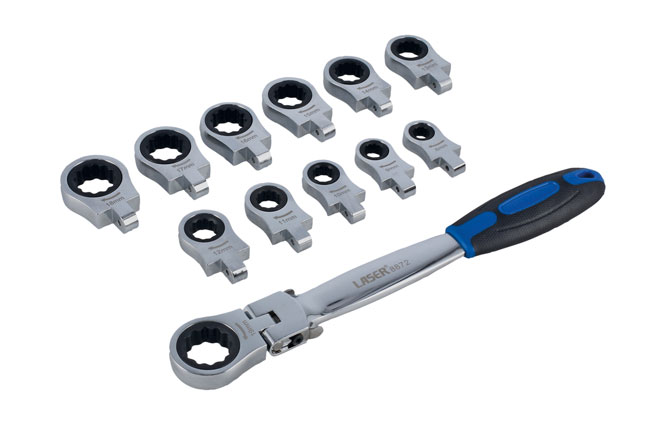 Laser Tools 8872 Multi Head Ratchet Spanner Set