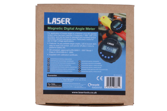 Laser Tools 8881 Magnetic Digital Angle Meter