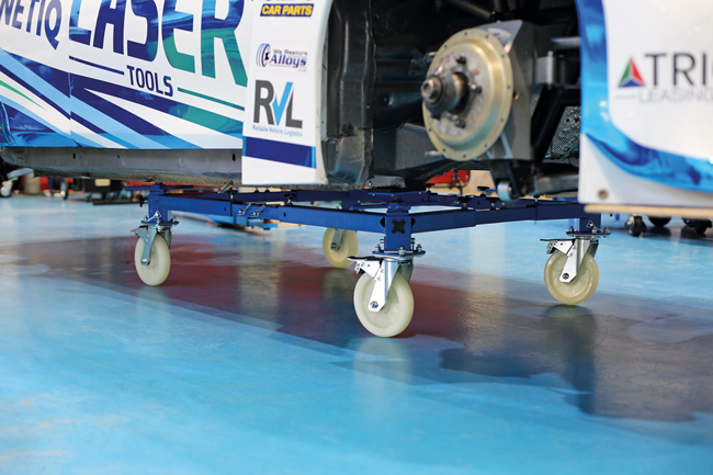 Laser Tools 8893 4 Post, 4 Wheel Vehicle Shell Dolly - 900kg