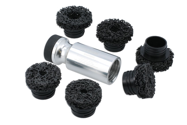 Laser Tools 8908 HGV Stud & Hub Cleaning Kit 7pc