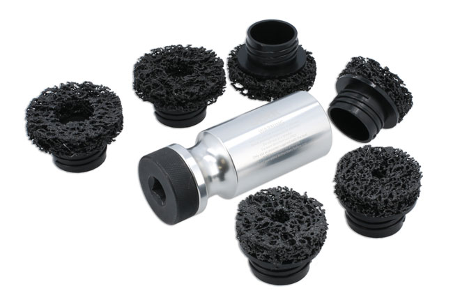 Laser Tools 8908 HGV Stud & Hub Cleaning Kit 7pc