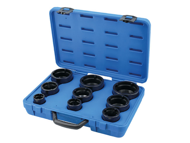 Laser Tools 8913 Internal KM Lock Nut Socket Set - 9pc