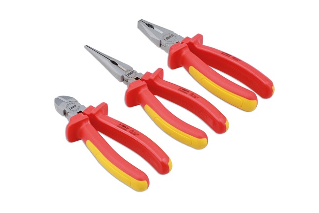 Laser Tools 8916 Insulated Plier Set 3pc