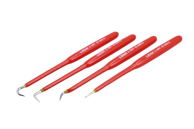 Laser Tools 8941 Slim Insulated Hook Set 4pc