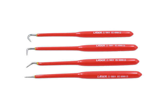 Laser Tools 8941 Slim Insulated Hook Set 4pc