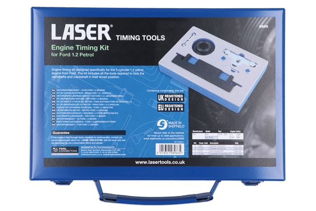 Laser Tools 8966 Engine Timing Kit - for Ford 1.2 Petrol