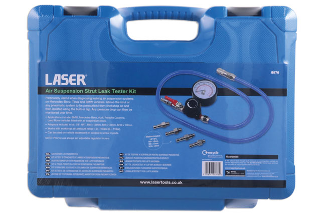 Laser Tools 8976 Air Suspension Strut Leak Tester Kit