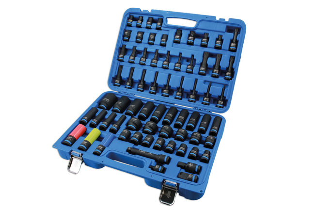 Laser Tools 8987 Impact Bit Socket Set 1/2"D 67pc