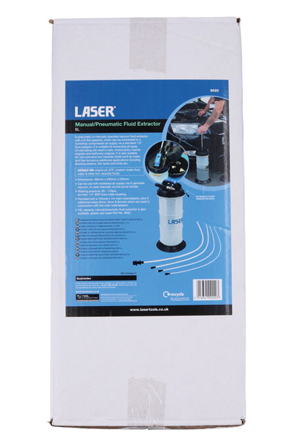 Laser Tools 9020 Manual/Pneumatic Fluid Extractor 6L