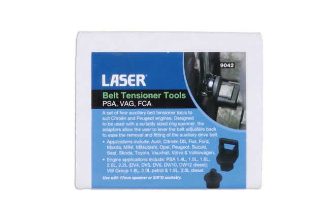 Laser Tools 9042 Belt Tensioner Tools - PSA, VAG, FCA