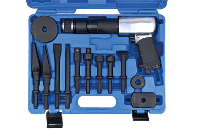 Laser Tools 9093 Air Hammer Chisel Set 13pc